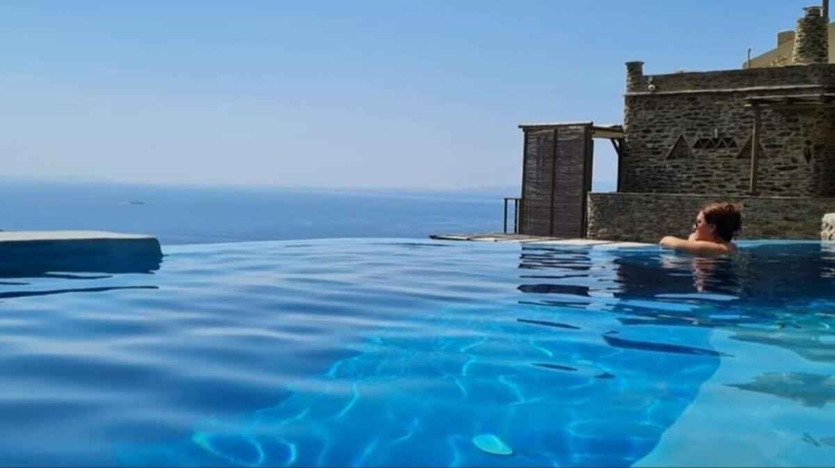 Aparthotel Aegean Castle Andros - Adults Only Agia Eleousa Zewnętrze zdjęcie