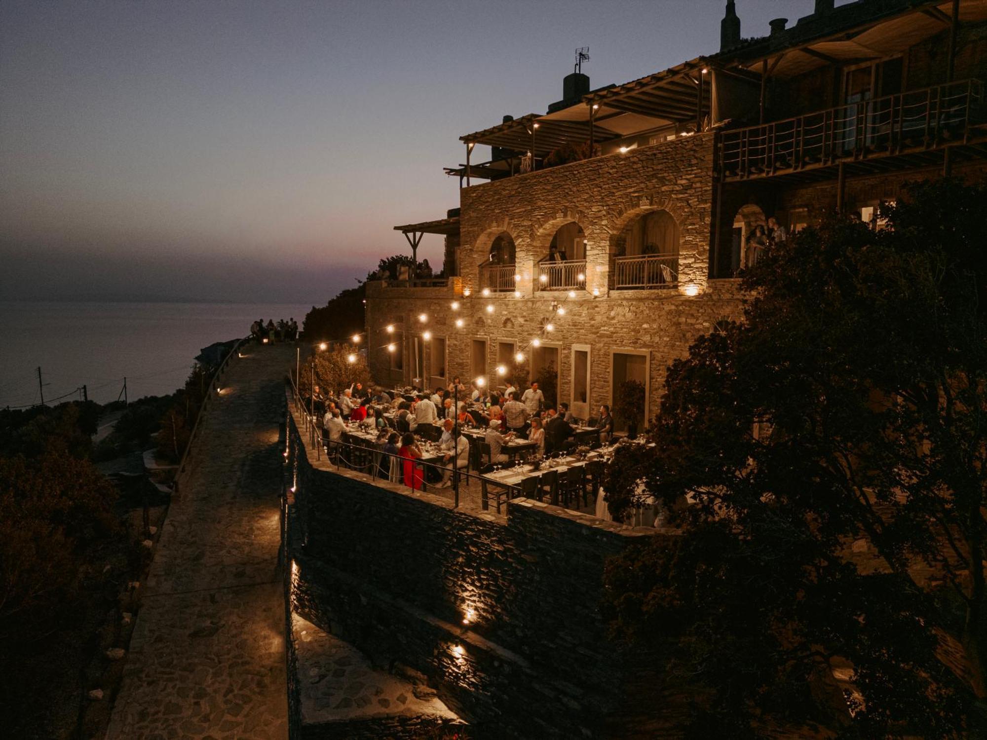 Aparthotel Aegean Castle Andros - Adults Only Agia Eleousa Zewnętrze zdjęcie
